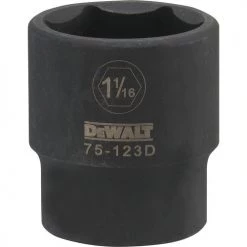 Dewalt DWMT75123OSP - 1/2 DRIVE IMPACT SOCKET - 6 POINT-1-1/16"