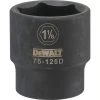 DRIVING AND FASTENING ACCESSORIES Dewalt DWMT75125OSP - 1/2 DRIVE IMPACT SOCKET - 6 POINT-1-1/8"