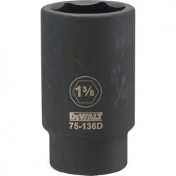 Dewalt DWMT75136OSP - 3/4 DRIVE DEEP IMPACT SOCKET - 6 POINT-1-3/8"