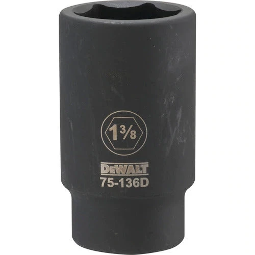 Dewalt DWMT75136OSP - 3/4 DRIVE DEEP IMPACT SOCKET - 6 POINT-1-3/8" 3 Dewalt DWMT75136OSP - 3/4 DRIVE DEEP IMPACT SOCKET - 6 POINT-1-3/8"