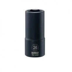 DRIVING AND FASTENING ACCESSORIES Dewalt DWMT75143OSP - 3/4 DRIVE DEEP IMPACT SOCKET - 6 POINT 26MM