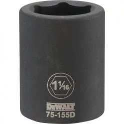 DRIVING AND FASTENING ACCESSORIES Dewalt DWMT75155OSP - 3/4 DRIVE IMPACT SOCKET - 6 POINT 1-1/6''