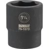 DRIVING AND FASTENING ACCESSORIES Dewalt DWMT75157OSP - 3/4 DRIVE IMPACT SOCKET - 6 POINT 1-1/4''