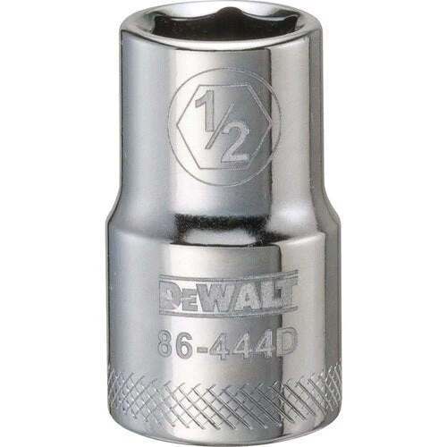 DRIVING AND FASTENING ACCESSORIES Dewalt DWMT86444OSP - 1/2 DRIVE SOCKET -6 POINT-1/2'' 2 DRIVING AND FASTENING ACCESSORIES Dewalt DWMT86444OSP - 1/2 DRIVE SOCKET -6 POINT-1/2''