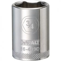DRIVING AND FASTENING ACCESSORIES Dewalt DWMT86449OSP - 1/2 DRIVE SOCKET-6 POINT- 3/4''