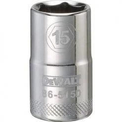 Dewalt DWMT86515OSP - 1/2 DRIVE SOCKET-6 POINT-15MM DRIVING AND FASTENING ACCESSORIES