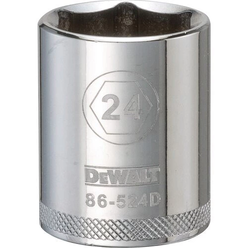 DRIVING AND FASTENING ACCESSORIES Dewalt DWMT86524OSP - 1/2 DRIVE SOCKET-6 POINT-24MM 3 DRIVING AND FASTENING ACCESSORIES Dewalt DWMT86524OSP - 1/2 DRIVE SOCKET-6 POINT-24MM