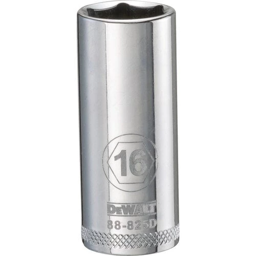 DeWalt DWMT88825OSP - DWMT 6PT 3/8'' DRIVE DEEP SOCKET 16 MM 3 DeWalt DWMT88825OSP - DWMT 6PT 3/8'' DRIVE DEEP SOCKET 16 MM