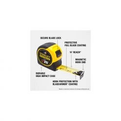 HAND TOOLS STANLEY FMHT33865 25 Ft STANLEY® FATMAX® Magnetic Tape 9 HAND TOOLS STANLEY FMHT33865 25 Ft STANLEY® FATMAX® Magnetic Tape