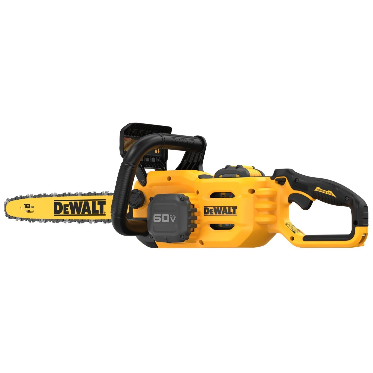 DEWALT DCCS672X1 60V MAX* 18 IN. 3.0Ah BRUSHLESS CORDLESS CHAINSAW OUTDOOR TOOLS 7 DEWALT DCCS672X1 60V MAX* 18 IN. 3.0Ah BRUSHLESS CORDLESS CHAINSAW OUTDOOR TOOLS