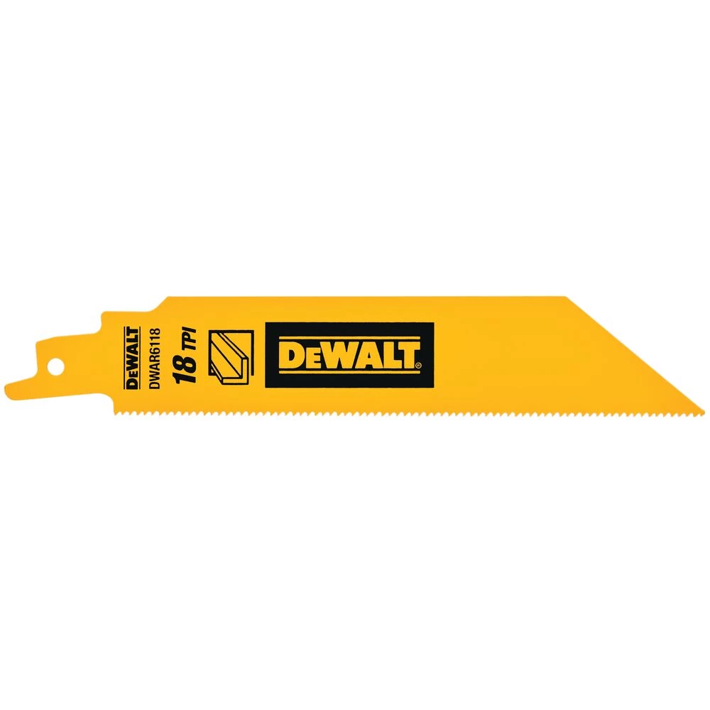 Dewalt DWAR6118-HEAVY METAL BI-METAL RECIPROCATING SAW BLADES ACCESSORIES 3 Dewalt DWAR6118-HEAVY METAL BI-METAL RECIPROCATING SAW BLADES ACCESSORIES