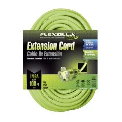 Flexzilla FZ512735 -Pro Extension Cord, 14/3, 100' SALE 5 Flexzilla FZ512735 -Pro Extension Cord, 14/3, 100' SALE
