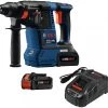 BOSCH GBH18V-26K24 -18V BRUSHLESS BULLDOG 1'' SDS PLUS ROTARY HAMMER KIT