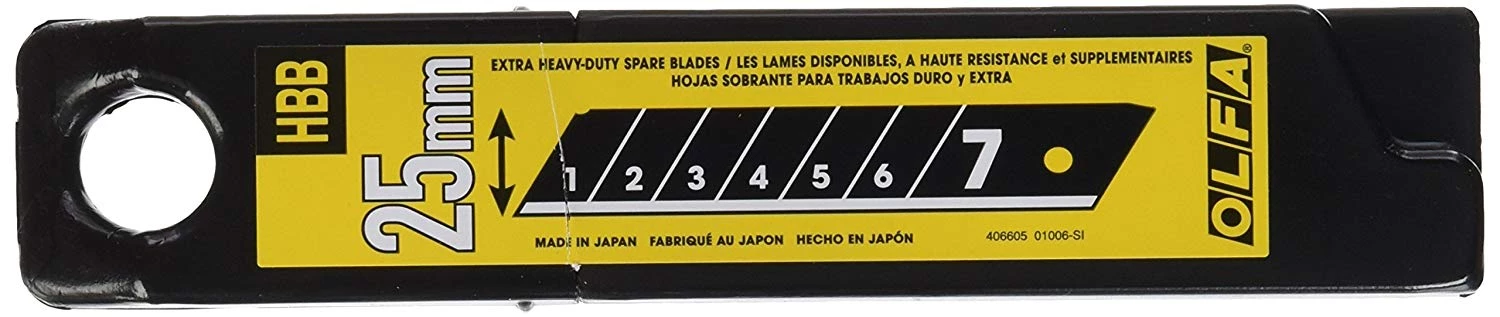 Olfa HBB-20B Snap-Off Ultra Sharp Black Blades, 20-Pack 3 Olfa HBB-20B Snap-Off Ultra Sharp Black Blades, 20-Pack