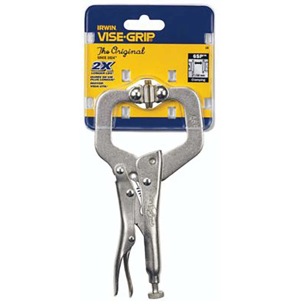 DeWALT HAND TOOLS IRWIN 18 - 6sp Vise Grip Locking C-clamps With Swivel Pads 3 DeWALT HAND TOOLS IRWIN 18 - 6sp Vise Grip Locking C-clamps With Swivel Pads