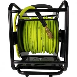 AIR HOSES KING CANADA K-10014FRL - 1/4" X 100' MANUAL AIR HOSE REEL W/HYBRIDE POLYMER AIR HOSE 7 AIR HOSES KING CANADA K-10014FRL - 1/4