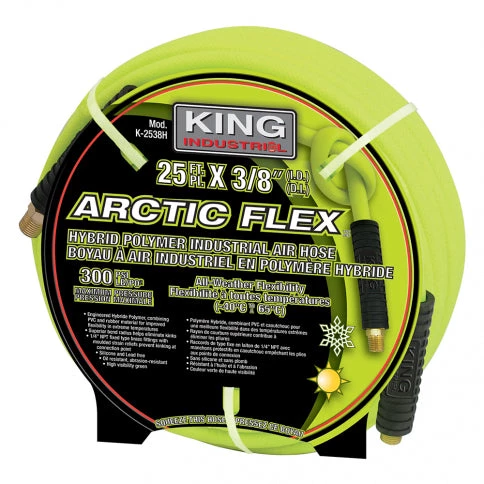 KING CANADA SALE King K-2538H - 3/8" X 25' HYBRID POLYMER INDUSTRIAL AIR HOSE 3 KING CANADA SALE King K-2538H - 3/8" X 25' HYBRID POLYMER INDUSTRIAL AIR HOSE