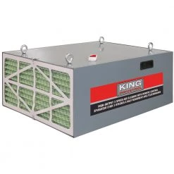 WHAT'S NEW King Canada KAC-1200 - HIGH-OUTPUT 3 SPEED AIR CLEANER WITH REMOTE CONTROL