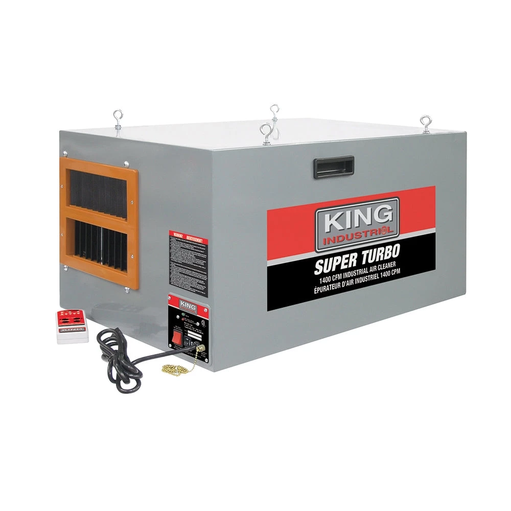 Wise Line Tools SALE King Canada KAC-1400 - 1400 CFM INDUSTRIAL AIR CLEANER WITH REMOTE CONTROL 3 Wise Line Tools SALE King Canada KAC-1400 - 1400 CFM INDUSTRIAL AIR CLEANER WITH REMOTE CONTROL
