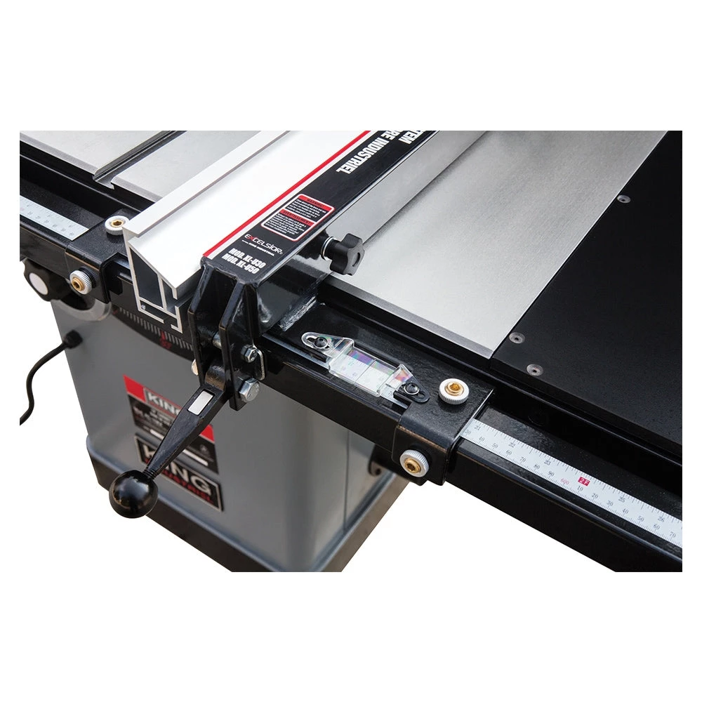 KING CANADA KING KC-10KX/U50 - 10” CABINET TABLE SAW 50" Rip 5 KING CANADA KING KC-10KX/U50 - 10” CABINET TABLE SAW 50" Rip