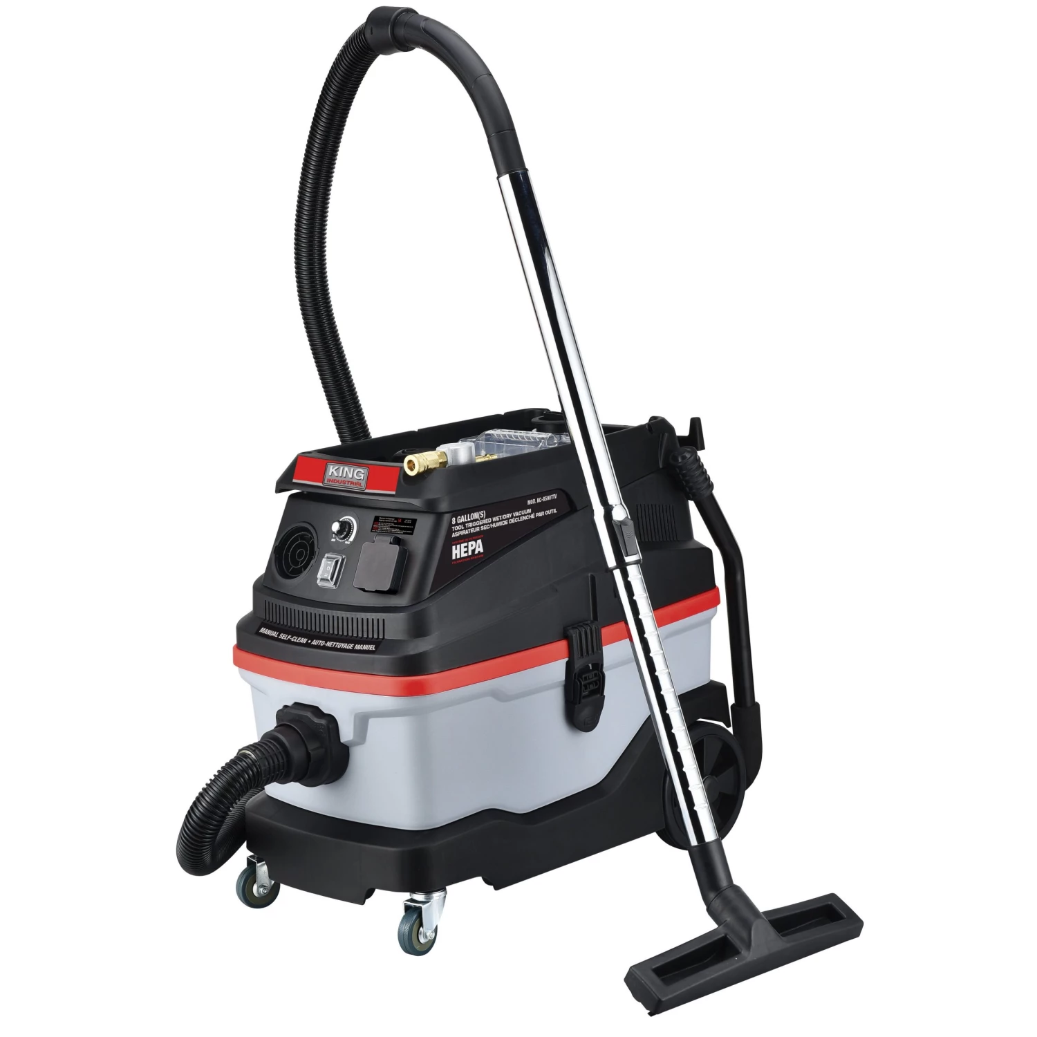 KING CANADA King Canad KC-8590TTV - 8 GALLON TOOL TRIGGERED WET/DRY VACUUM SALE 3 KING CANADA King Canad KC-8590TTV - 8 GALLON TOOL TRIGGERED WET/DRY VACUUM SALE