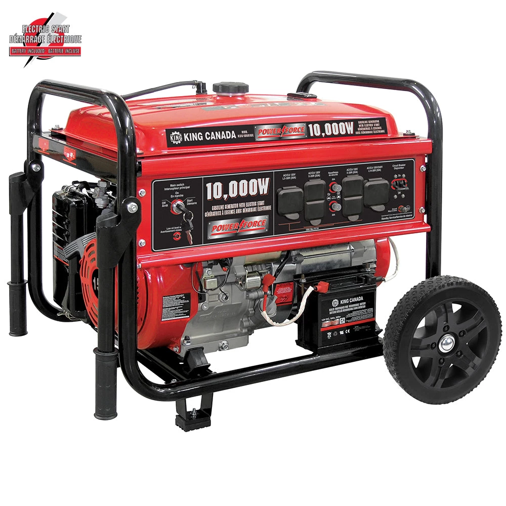 KING CANADA King KCG-10001GE -10,000W GASOLINE GENERATOR WITH ELECTRIC START 3 KING CANADA King KCG-10001GE -10,000W GASOLINE GENERATOR WITH ELECTRIC START