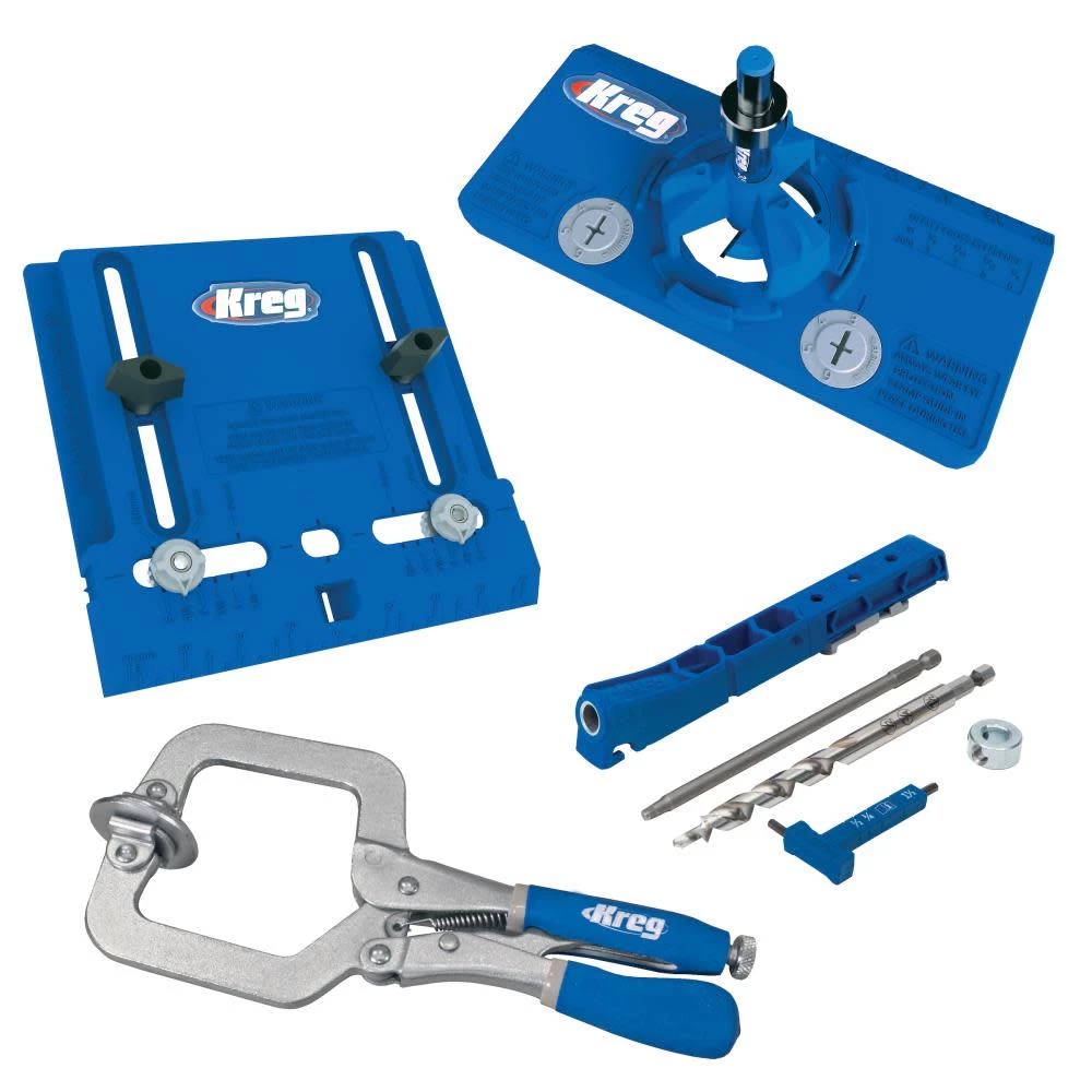KREG TOOLS Kreg KHI-PROMO-21 - HARDWARE INSTALLATION + POCKET-HOLE JIG KIT SALE 3 KREG TOOLS Kreg KHI-PROMO-21 - HARDWARE INSTALLATION + POCKET-HOLE JIG KIT SALE
