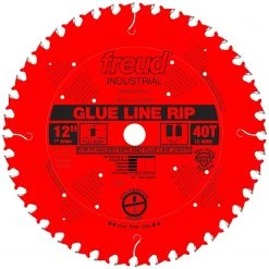 Roll Over Image To Zoom In Freud 12" X 40T Industrial Glue Line Ripping Blade (LM74R012)