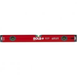 HAND TOOLS SOLA Level LSB24 Big Red Aluminum Box Beam Level With 3 - 60% Magnified Vials, 24-Inch