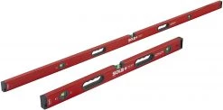 HAND TOOLS SOLA LSB7832 Big Red Aluminum Box Beam Level Jamb Set With 3 60% Magnified Vials, 32 & 78-Inch