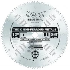 Freud 12" X 86T Thick Non-Ferrous Metal Blade (LU89M012) WOODWORKING