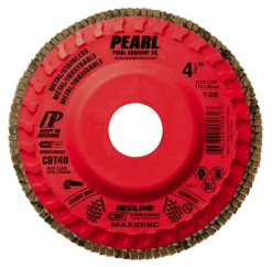 PEARL ABRASIVES 5 X 7/8 Maxidisc - Flap Disk 60 Grit