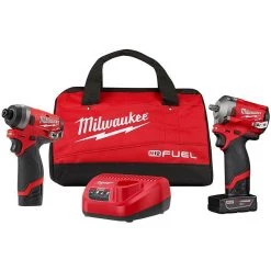 SALE Milwaukee 2599-22 - M12 Fuel Auto Impact Combo Kit
