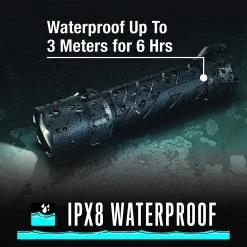 LIGHTING Coast PolySteel 600 Rechargable Pure Beam Focusing