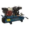 SALE Omega PUK-5508G - 5.5-HP 8-Gallon, 12.5 CFM Gas Wheelbarrow Air Compressor, Honda Engine