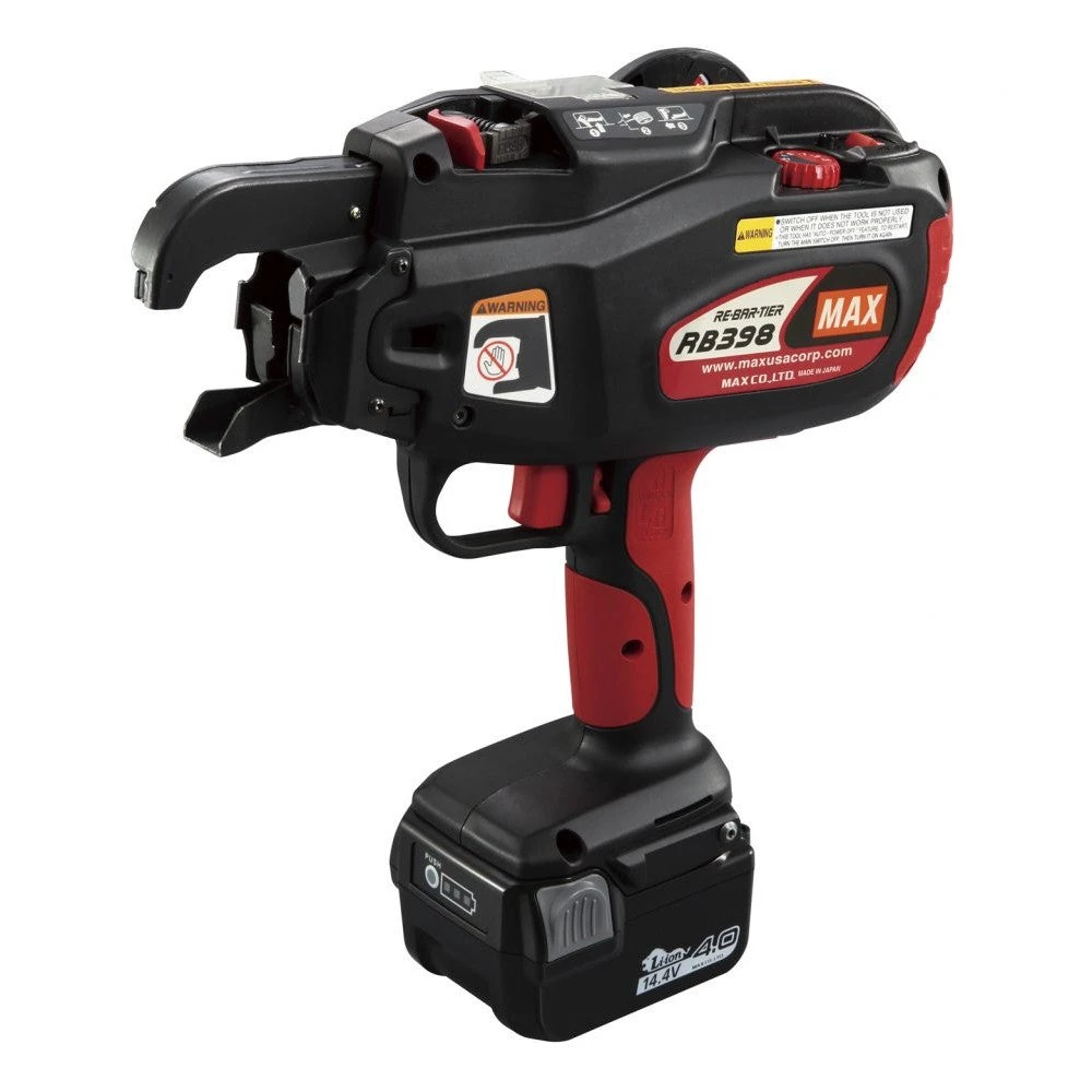 MAX RB398S - 8 Rebar Tying Tool Up To #5 X #6 With 21ga Wire 3 MAX RB398S - 8 Rebar Tying Tool Up To #5 X #6 With 21ga Wire