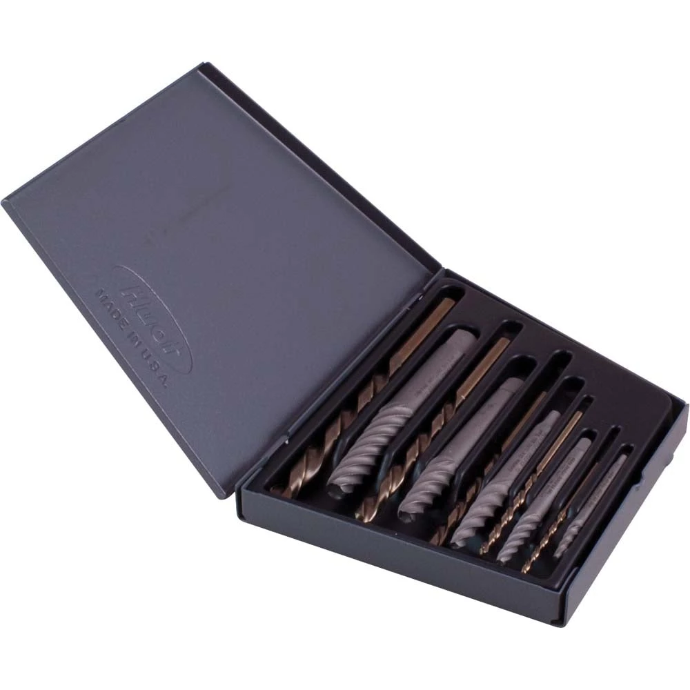 Gray Tools 10pc Screw Extractor & Drill Bit Set 3 Gray Tools 10pc Screw Extractor & Drill Bit Set
