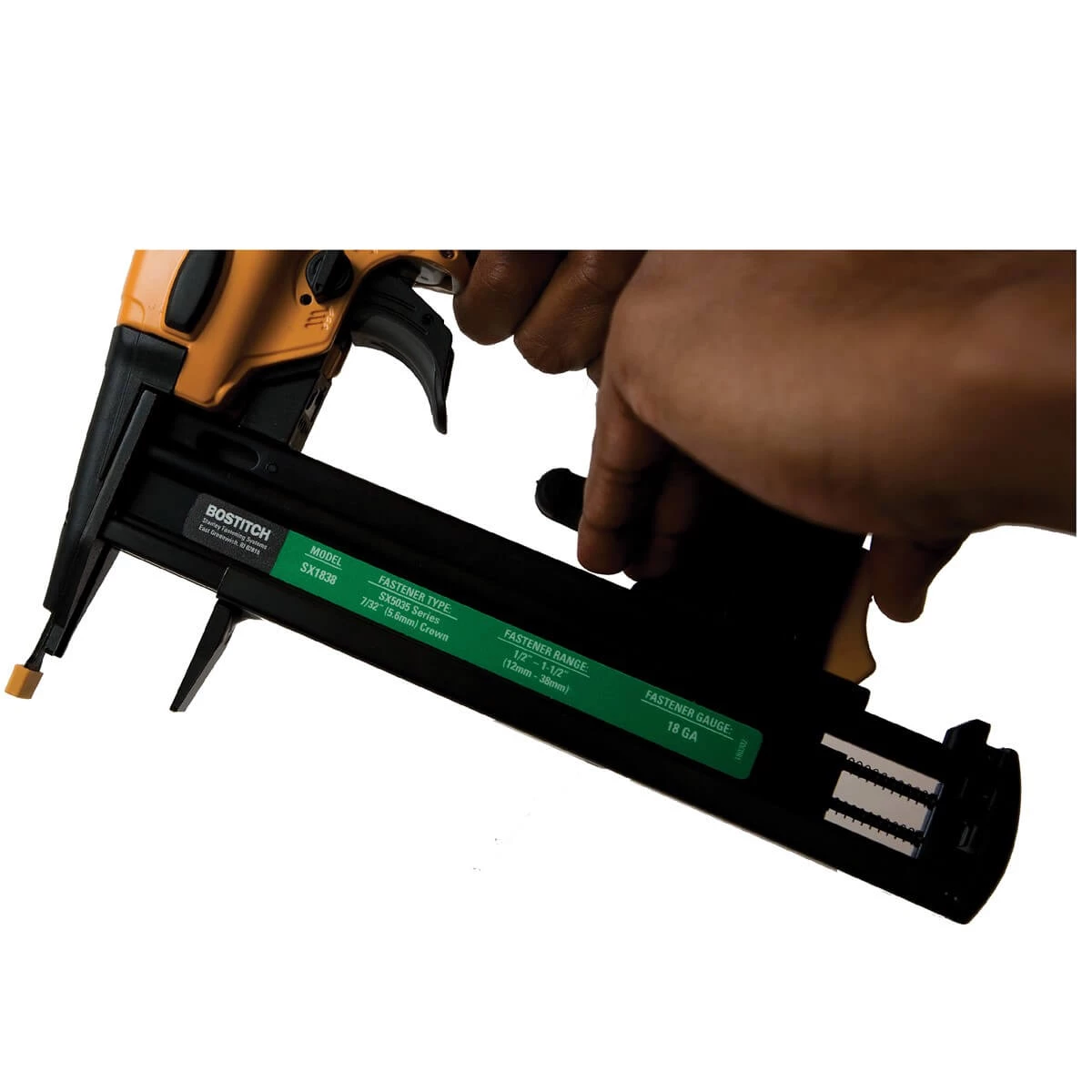 BOSTITCH SX1838K 18 GAUGE FINISH STAPLER KIT 7 BOSTITCH SX1838K 18 GAUGE FINISH STAPLER KIT