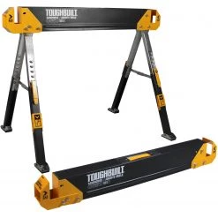SALE ToughBuilt TB-C650 - Sawhorse / Jobsite Table With Adjustable Height Legs