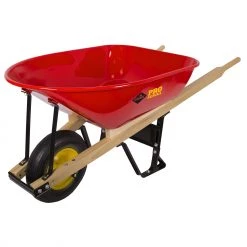 Garant TIFS600 - Wheelbarrow, 6 Cu. Ft. Steel Tray, Heavy Duty Industrial