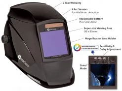 Weldclass WC-05317 - PROMAX 500 WELDING HELMET - BLACK STEALTH