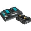 CHARGERS Makita Y-00359 - 18V Dual Port Charger With 2 5.0Ah Battery