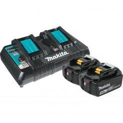 CHARGERS Makita Y-00359 - 18V Dual Port Charger With 2 5.0Ah Battery
