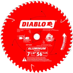 Diablo D0756NA - 7 1/4" X 56T Aluminum CUTTING ACCESSORIES