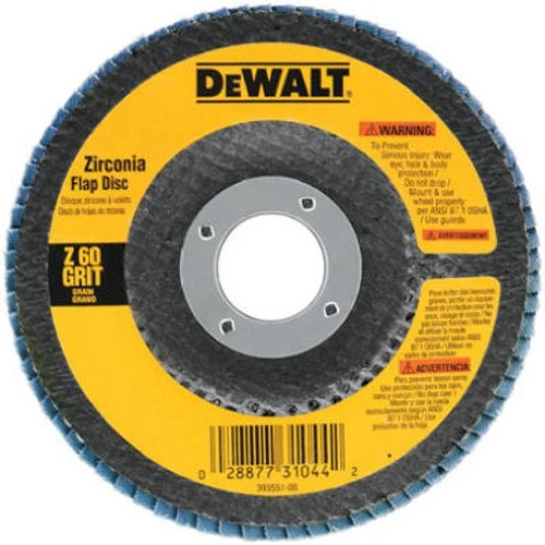 ACCESSORIES DEWALT DW8306 4-1/2-Inch By 7/8-Inch 36 Grit Zirconia Angle Grinder Flap Disc 3 ACCESSORIES DEWALT DW8306 4-1/2-Inch By 7/8-Inch 36 Grit Zirconia Angle Grinder Flap Disc