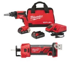 SALE Milwaukee 2866-22CTP - Drywall Gun Kit With Cutout Tool