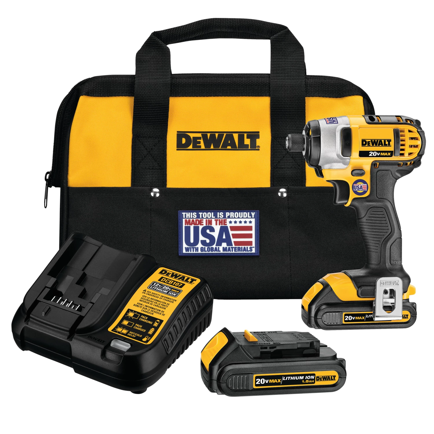 DEWALT DCF885C2 20-Volt MAX Lithium Ion 1/4-Inch 1.5 Ah Impact Driver Kit 3 DEWALT DCF885C2 20-Volt MAX Lithium Ion 1/4-Inch 1.5 Ah Impact Driver Kit