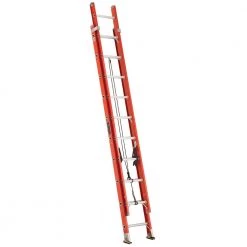 FEATHERLITE LOUISVILLE LADDER 20-FOOT FIBERGLASS EXTENSION LADDER, TYPE IA, 300-POUND LOAD CAPACITY, FE3220 WHAT'S NEW