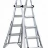 FEATHERLITE LOUISVILLE L-2098-22 - LADDER 22-FOOT ALUMINUM MULTIPURPOSE LADDER, TYPE IA, 300-POUND LOAD CAPACITY, L-2098-22 SALE