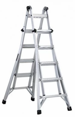FEATHERLITE LOUISVILLE L-2098-22 - LADDER 22-FOOT ALUMINUM MULTIPURPOSE LADDER, TYPE IA, 300-POUND LOAD CAPACITY, L-2098-22 SALE